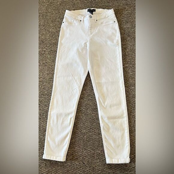 Women's White Jeans ankle cropped jeans - Picture 1 of 5